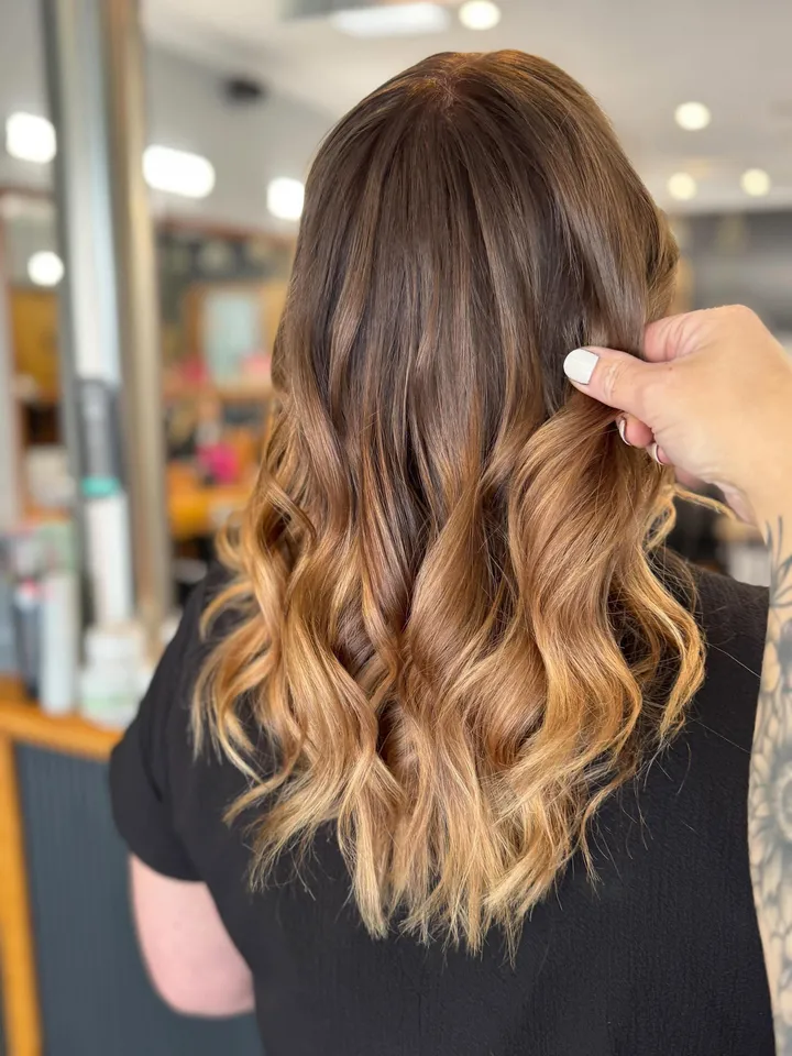 Caramel balayage